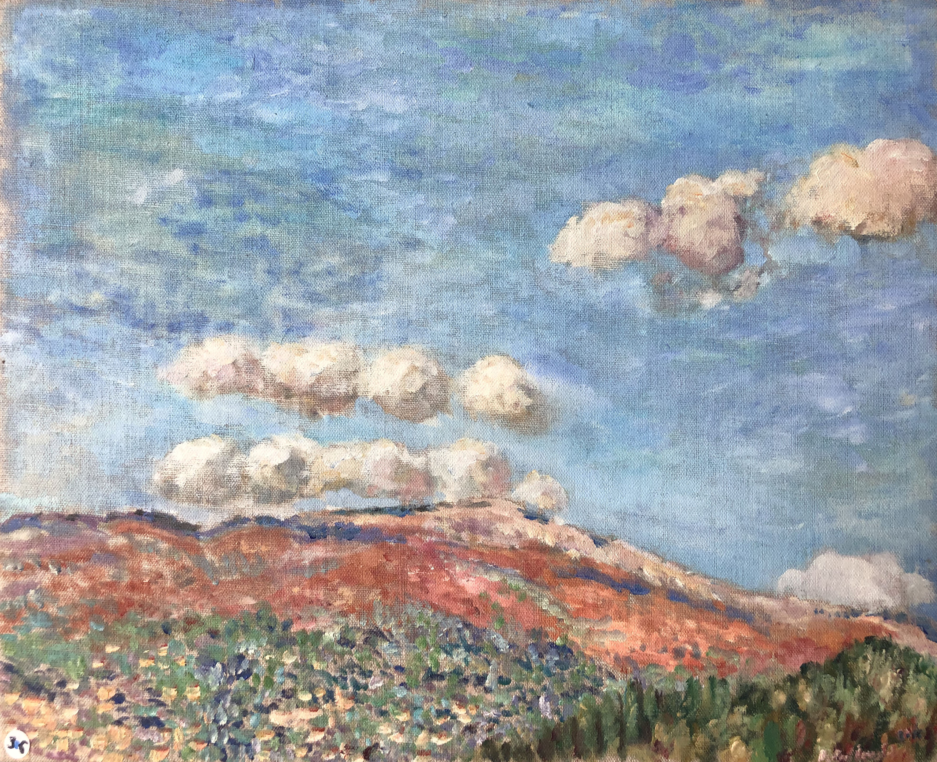 Planteau de Caussol vue de la plaine d'Opio