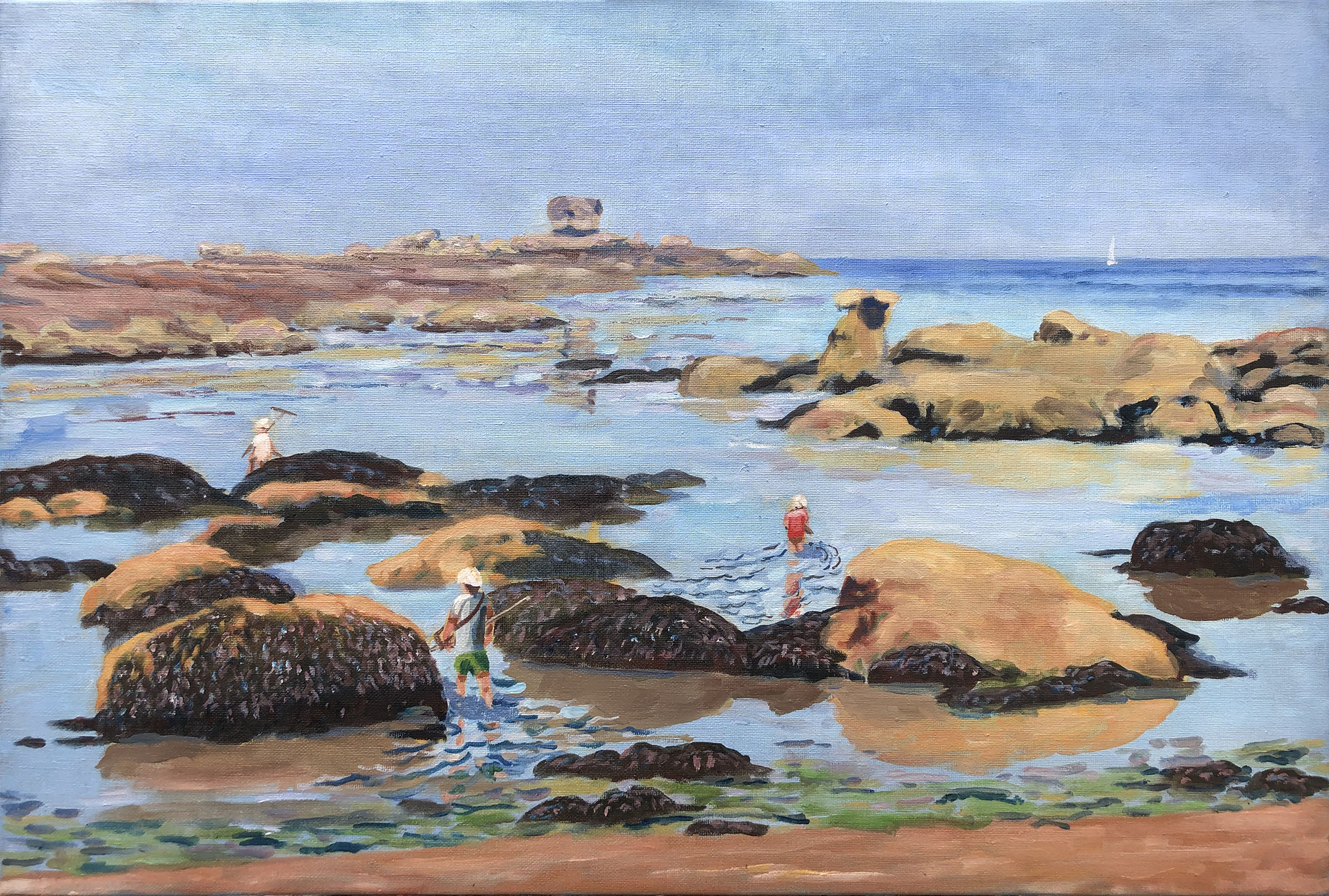 Pêche à la crevette rose, Trégastel